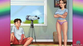 SOMER SAGA Ep. 14 - Jennifer met&#039;n dildo in haar boude ... waar anders?